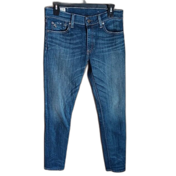 Polo Ralph Lauren Denim - Polo Ralph Lauren Women’s The Tompkins Skinny Mid Rise Blue Jeans Size 28